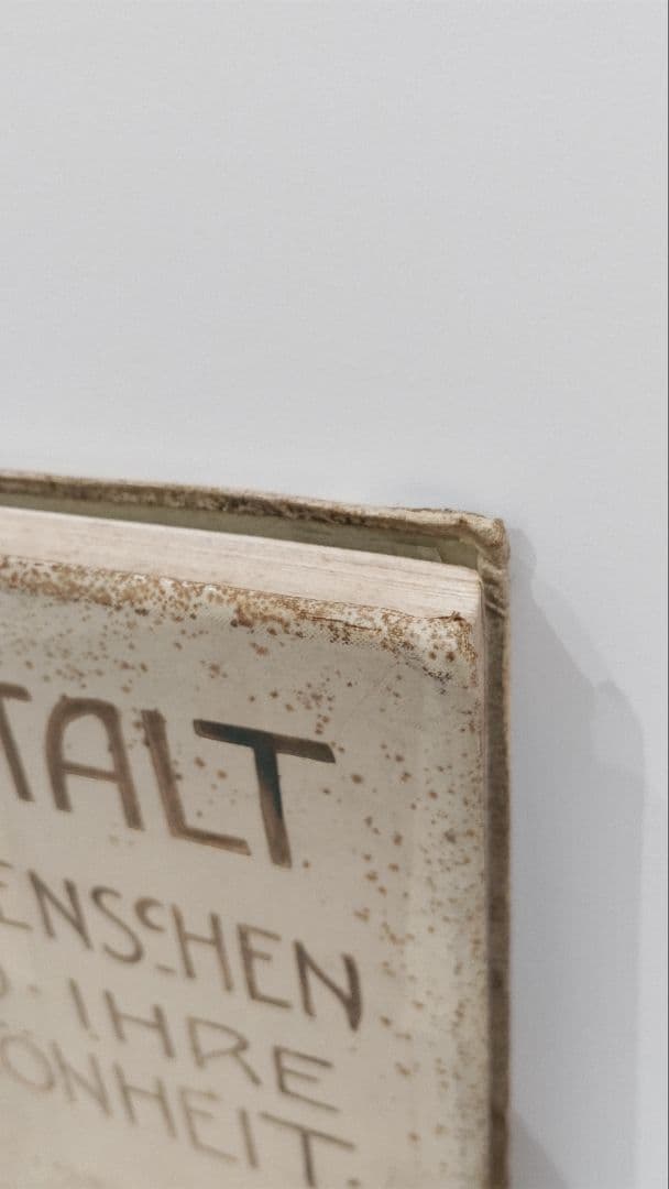 ヴィンテージ写真集『人体形態とその美　裸体研究のためのモデル』1907年発行