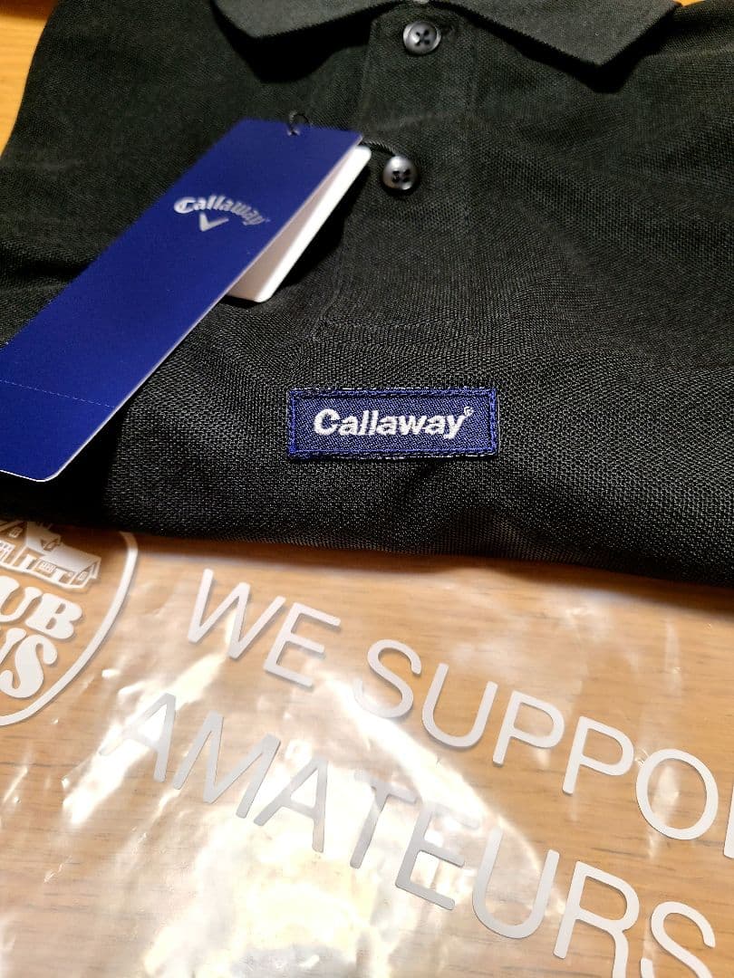【コラボ新品未使用】Clubhaus × Callaway　黒ポロシャツ