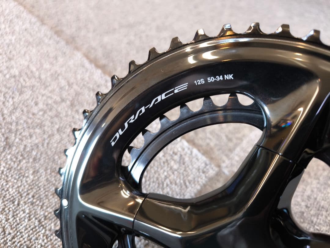 DURA-ACE 12S クランクセット 50-34 ブラック