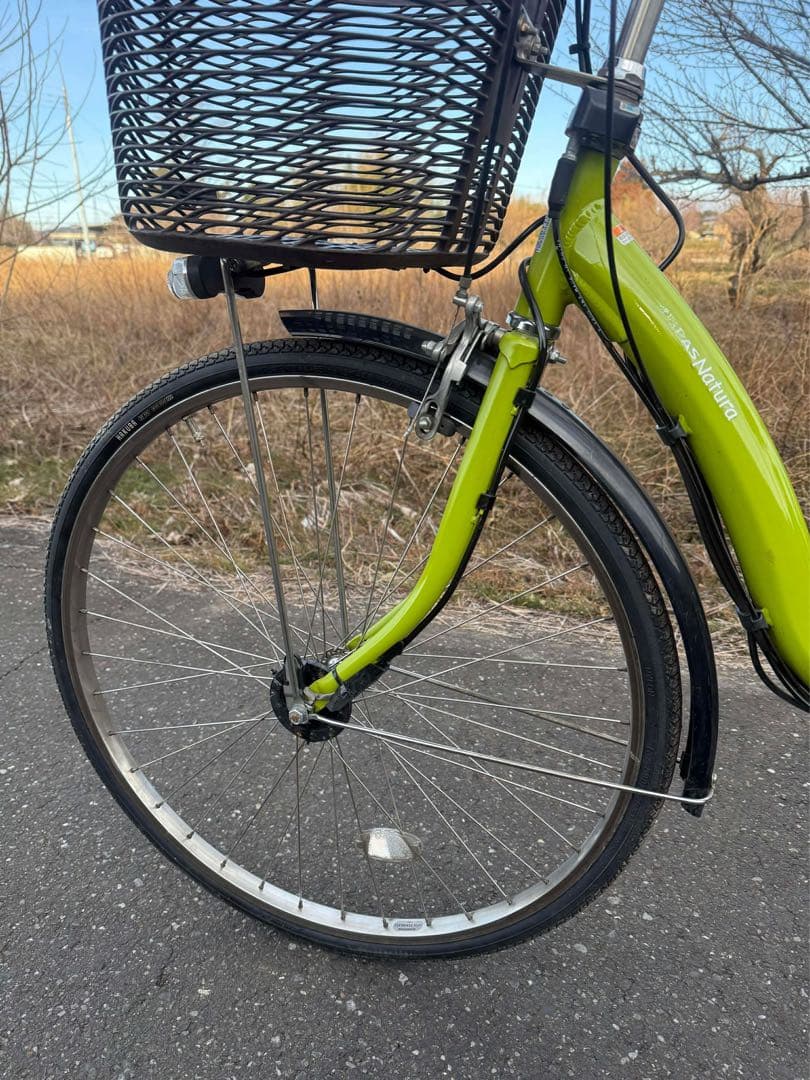 電動アシスト自転車 ライムグリーン