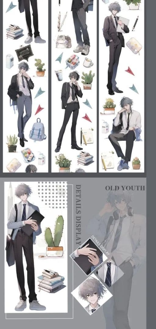 K*K様 ［新品・14点セット・おまけつき］海外マスキングテープ 青年マステ 男