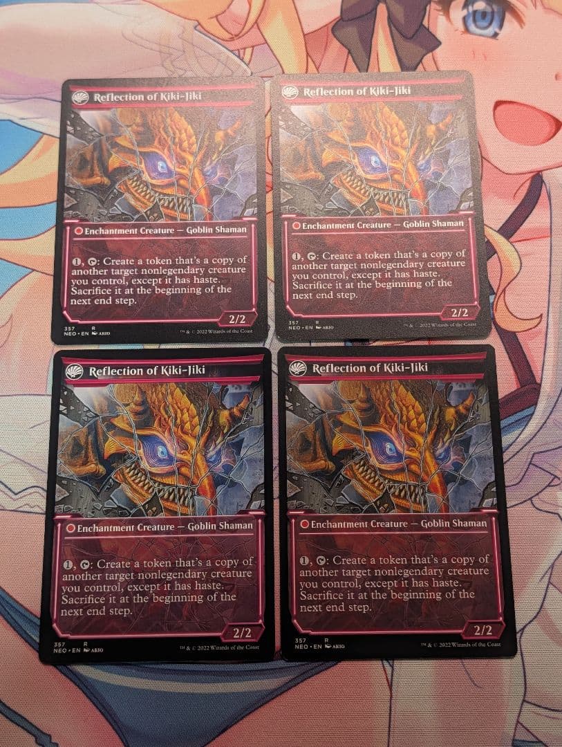 MTG　鏡割りの寓話　英語　4枚　ショーケース