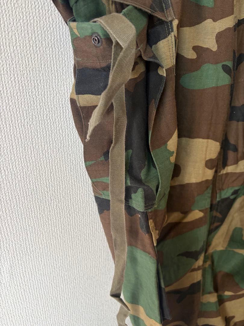 80s/実物米軍Mー65ウッドランドカモ/放出品