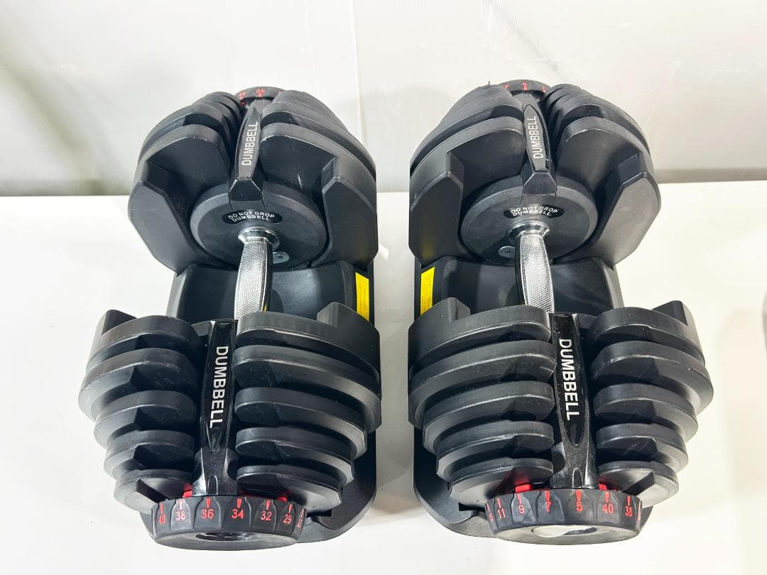 ★2個セット★アジャスタブル ダンベル 40kg【可変式ダンベル】FKC2