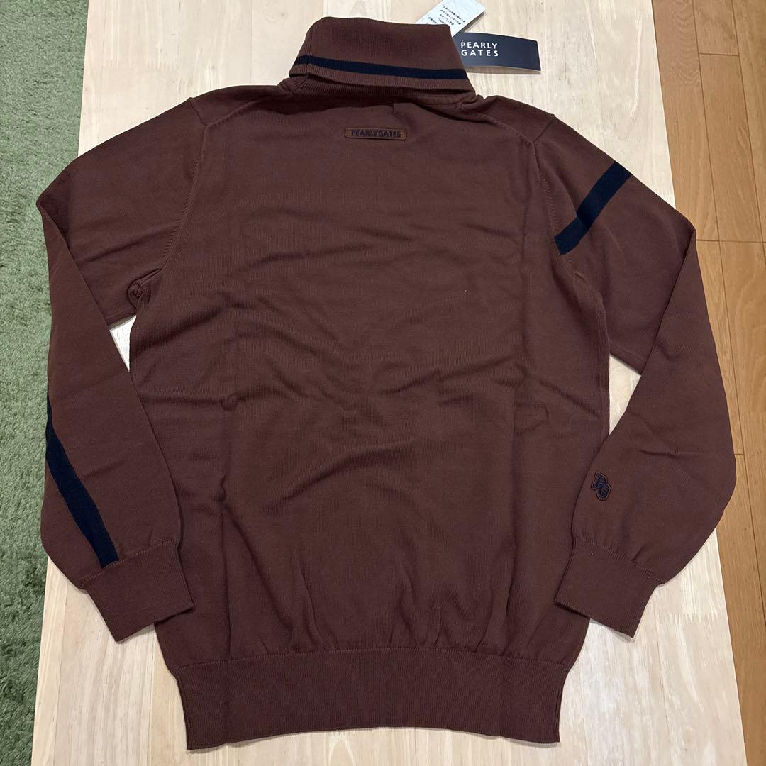 パーリーゲイツ☆新品 ソフトタッチハイネックニット プルオーバー レディースにも