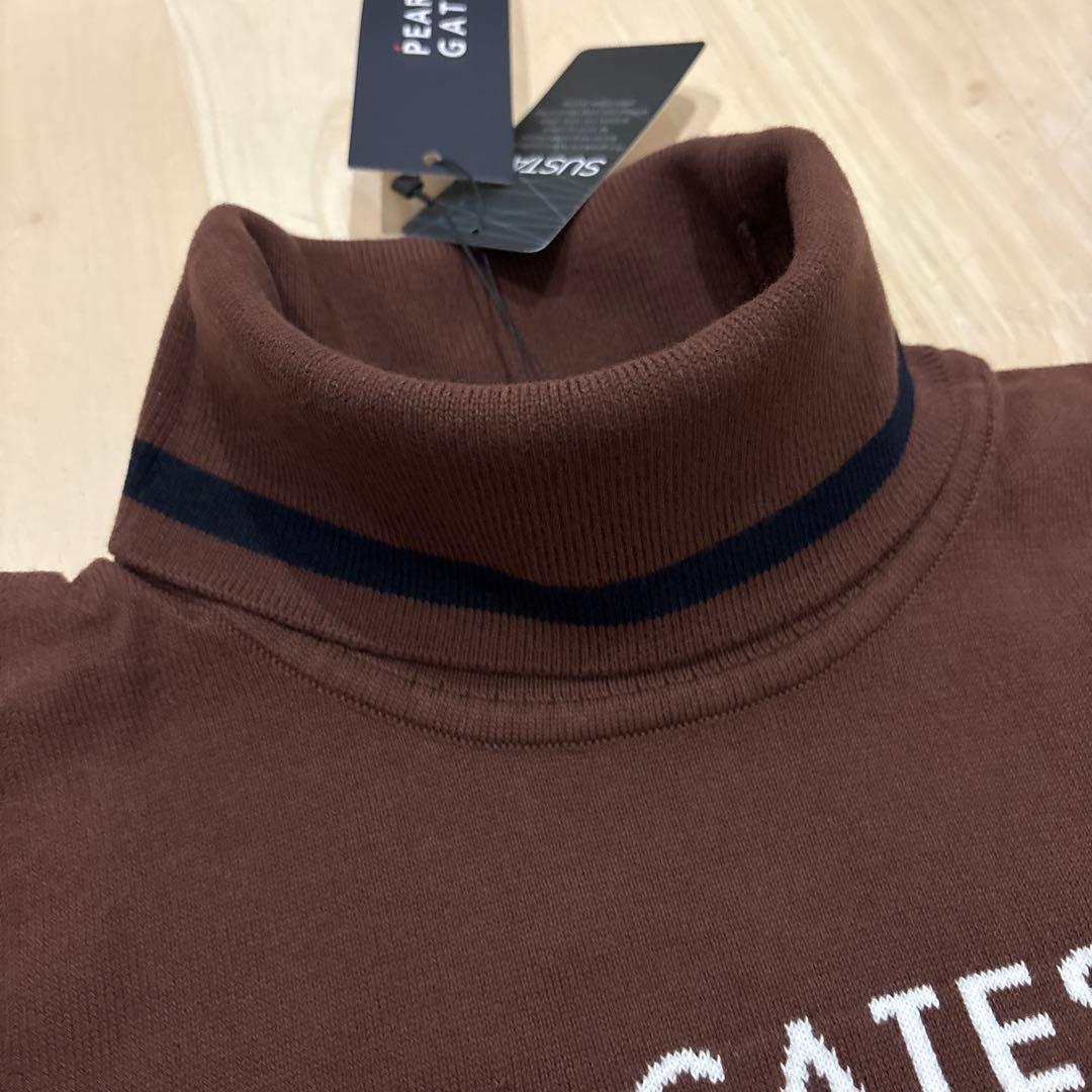 パーリーゲイツ☆新品 ソフトタッチハイネックニット プルオーバー レディースにも