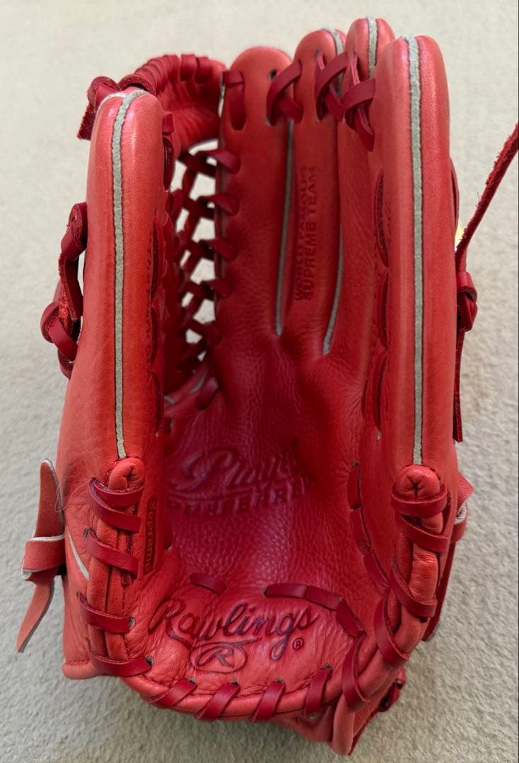 早い者勝ち！Supreme Rawlings Gloves グローブ赤右利き