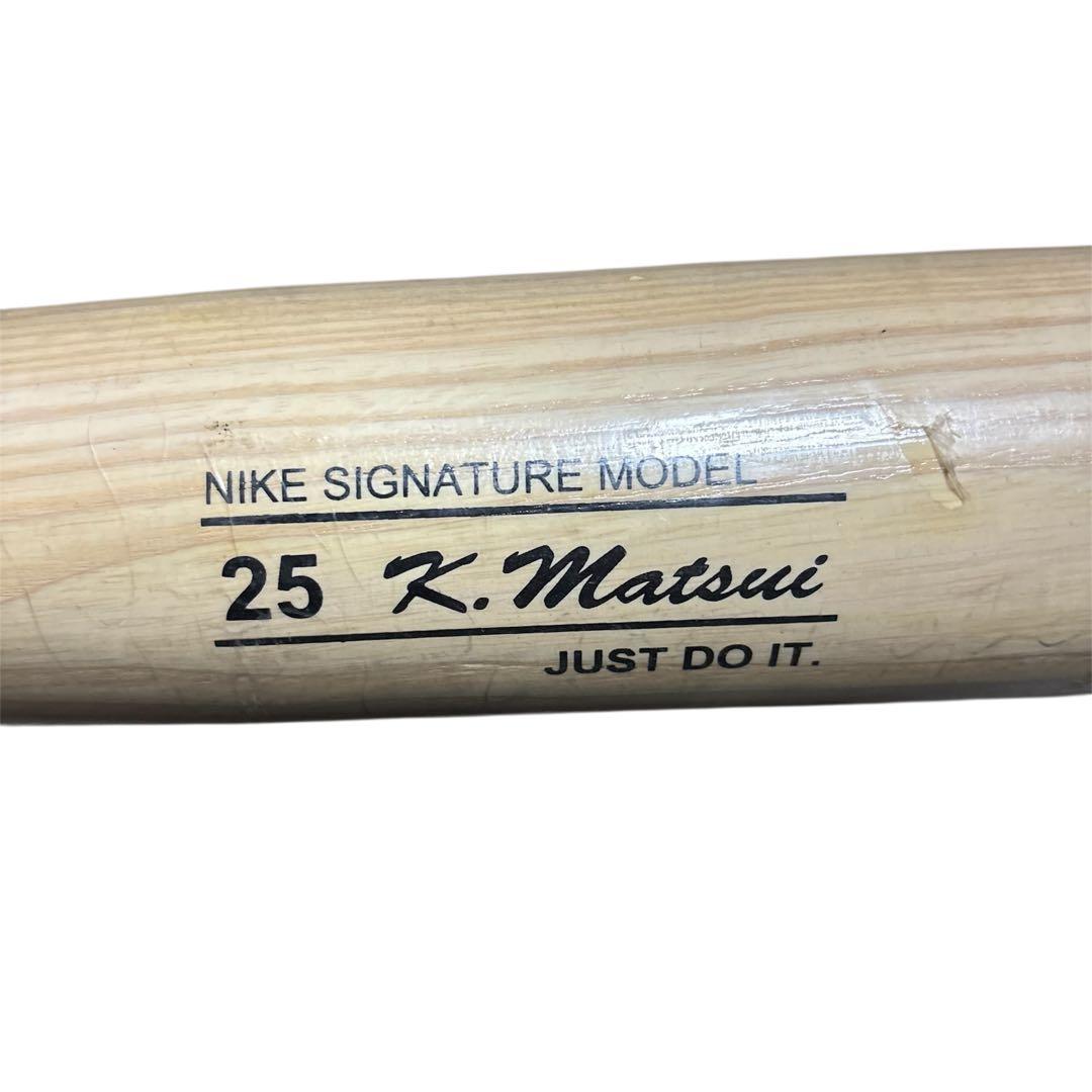 希少 NIKE ナイキ 松井稼頭央 軟式 木製バット シグネチャー 85cm