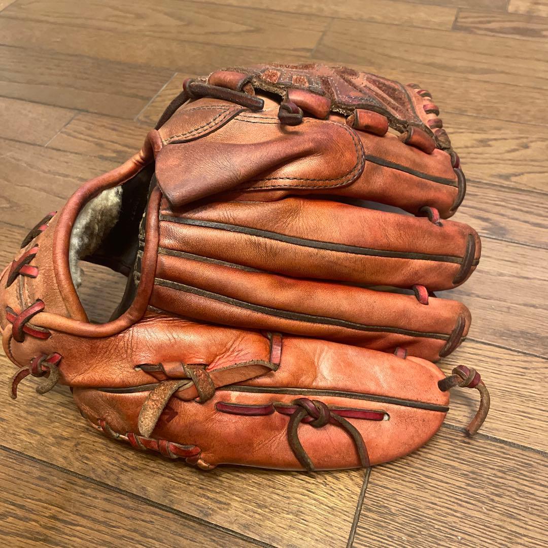 Global Elite 硬式グローブ 赤