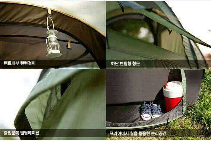 通気性良い簡単設営ワンタッチテントキャンプ アウト\r\r ドア用品ファミリー5人