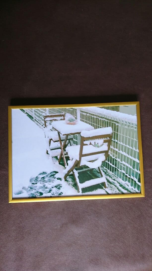 雪のchair