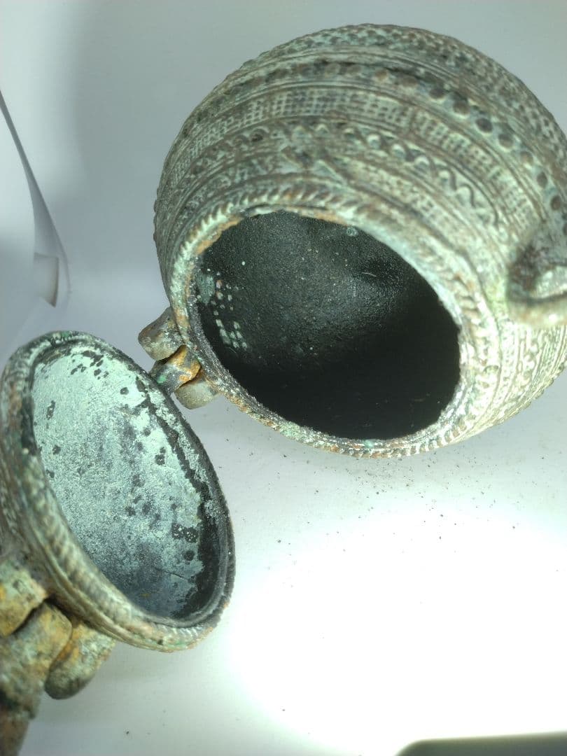中国　青銅　香炉　レア　美術品　古代　★送料無料☆