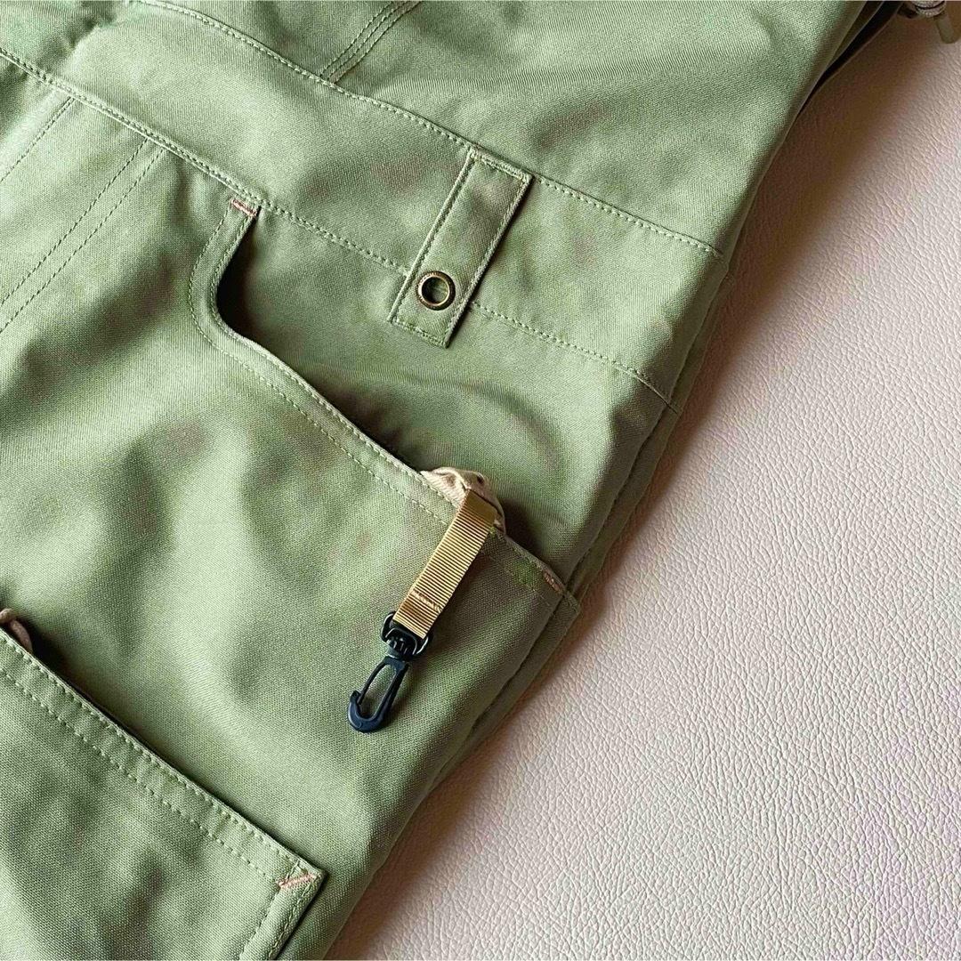 5467　バートン　ビブパンツ レディース スノボウェア カーキ　ZEALOUS