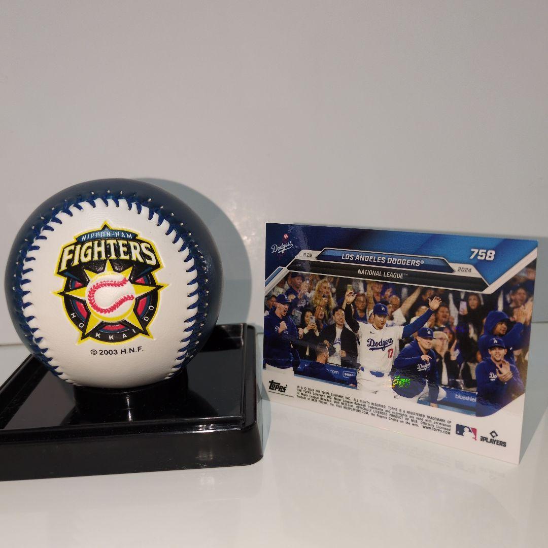 大谷翔平プリントサインカード、西地区優勝カード