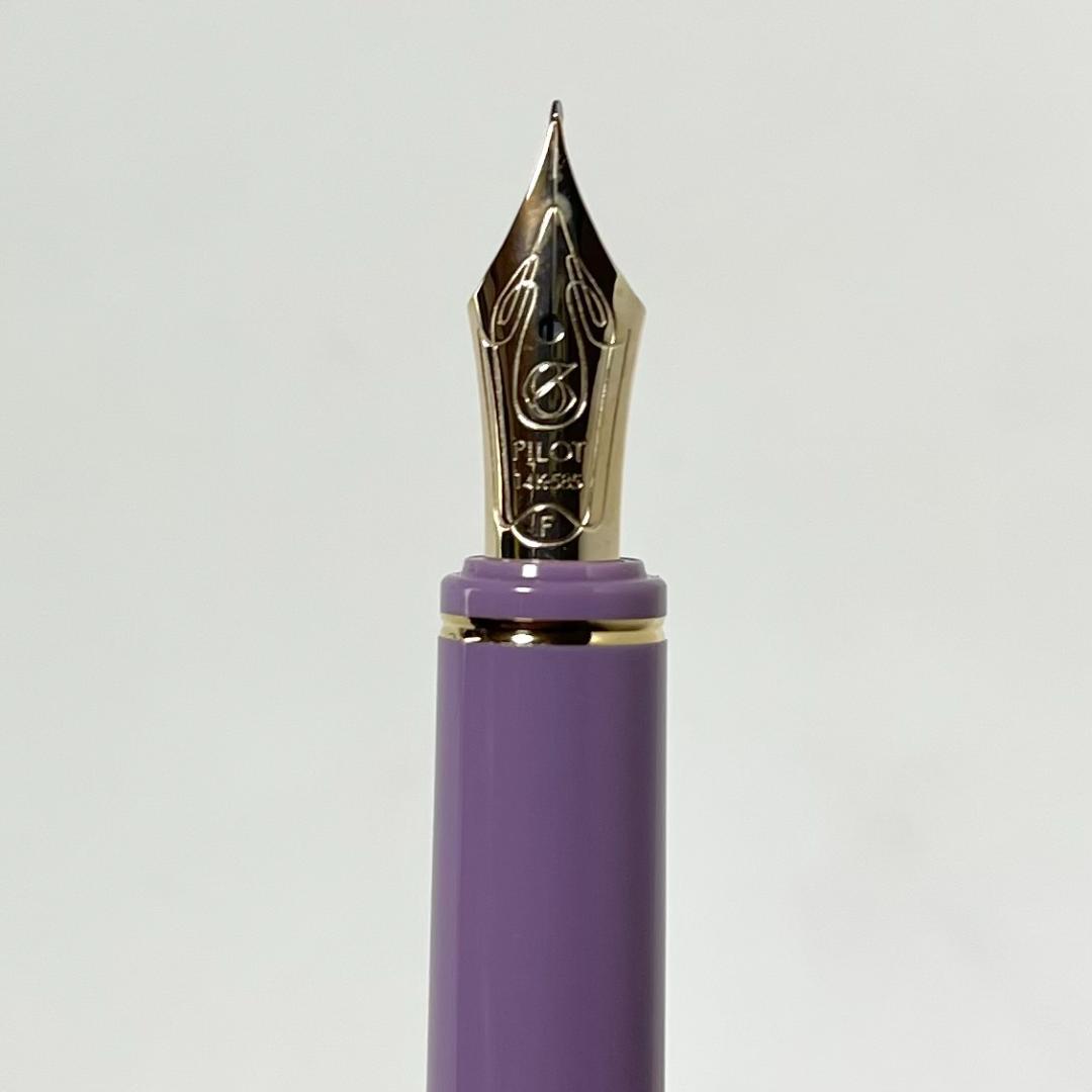 【ほぼ未使用】パイロット グランセ マーブルバイオレット 万年筆 ボールペン