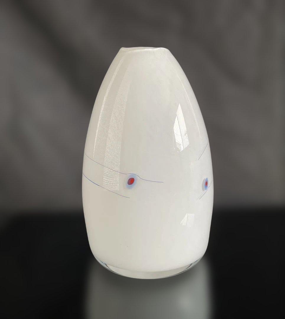 米原 眞司「ラインドローイング」①1990年代ガラス花瓶