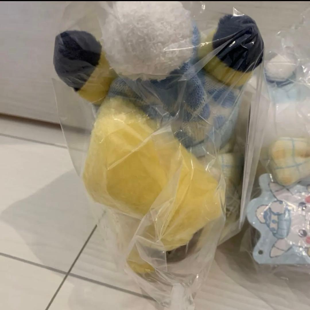 ポケモン　ピカチュウ ゆきだるま　ゆきあそび　ぬいぐるみ　ポケセン