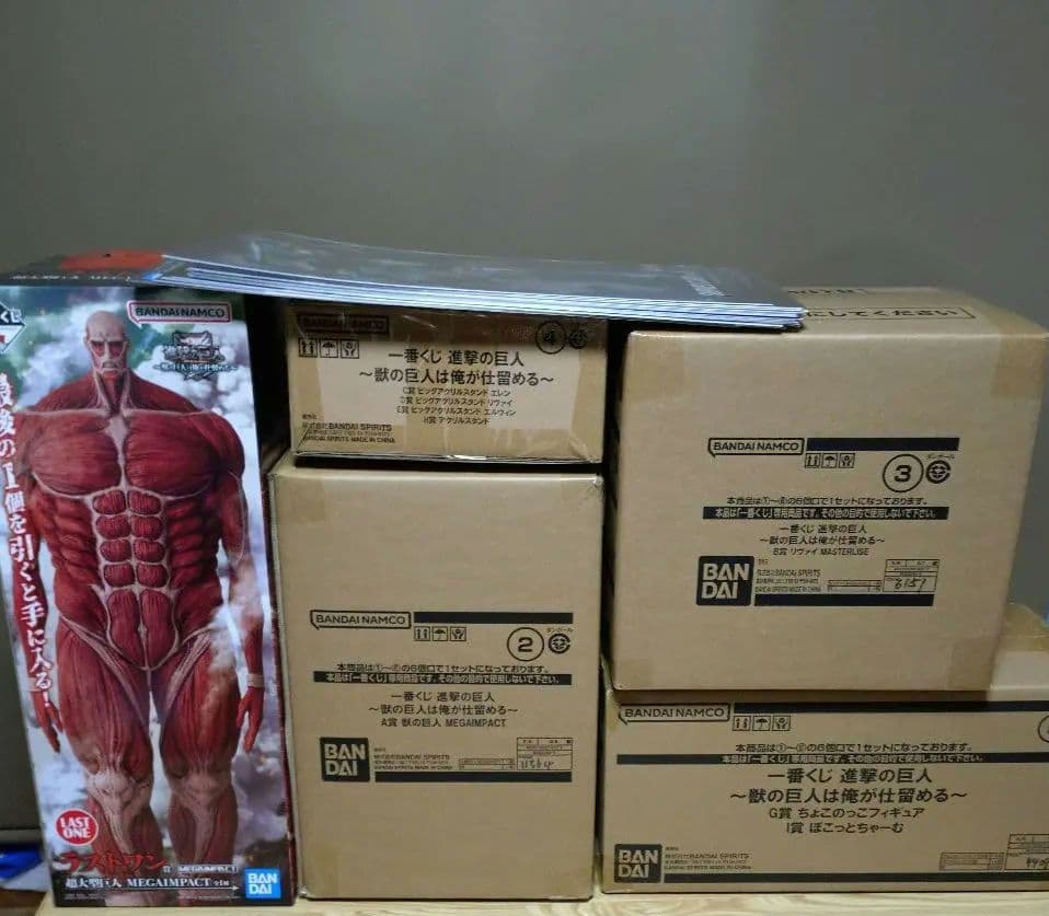 一番くじ 進撃の巨人 ～獣の巨人は俺が仕留める～1ロット