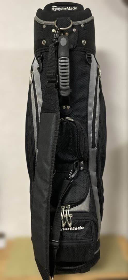 テーラーメイド/TaylorMade キャディバック　黒グレー　フードあり