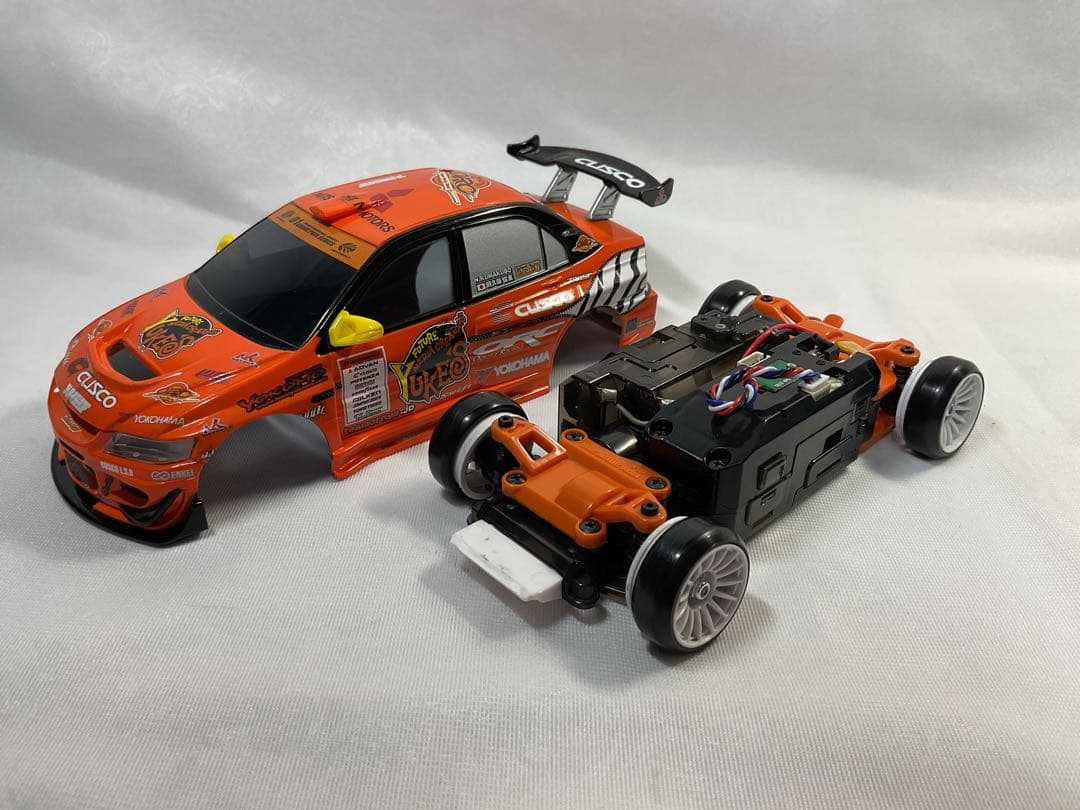 京商　ミニッツスポーツ　AWD FHS2.4G基盤 ランエボ熊久保仕様ボディ希少