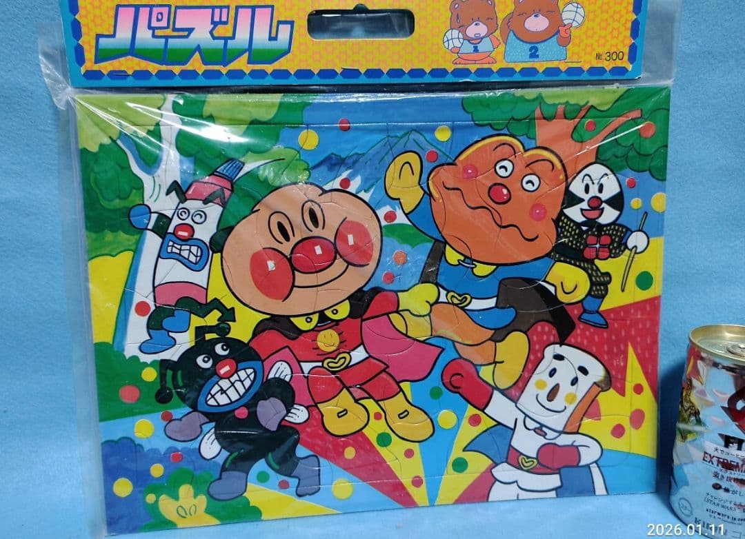 昭和レトロ 1980年代 当時物 アンパンマン パチ 無版権 パズルやなせたかし