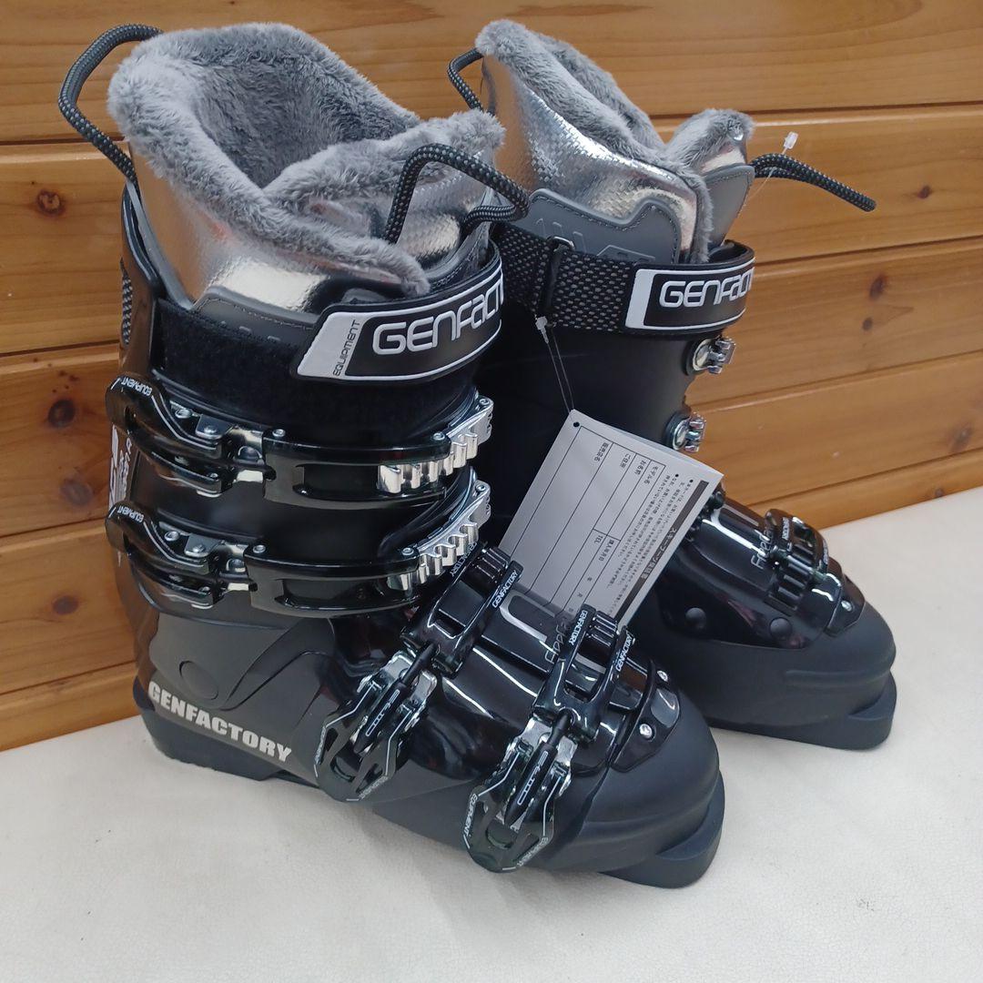 GENFACTORY スキー ブーツ 25-25.5cm ブラック