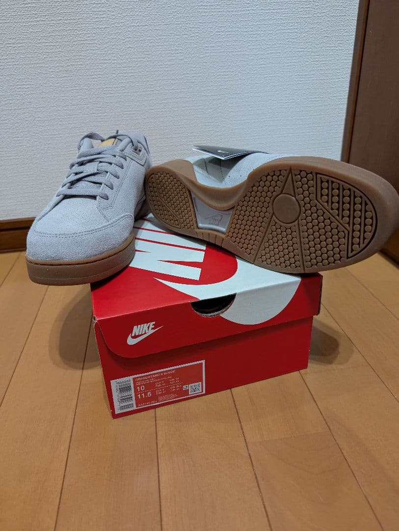 Nike GRANDSTAND2グレー スエード シューズ 10