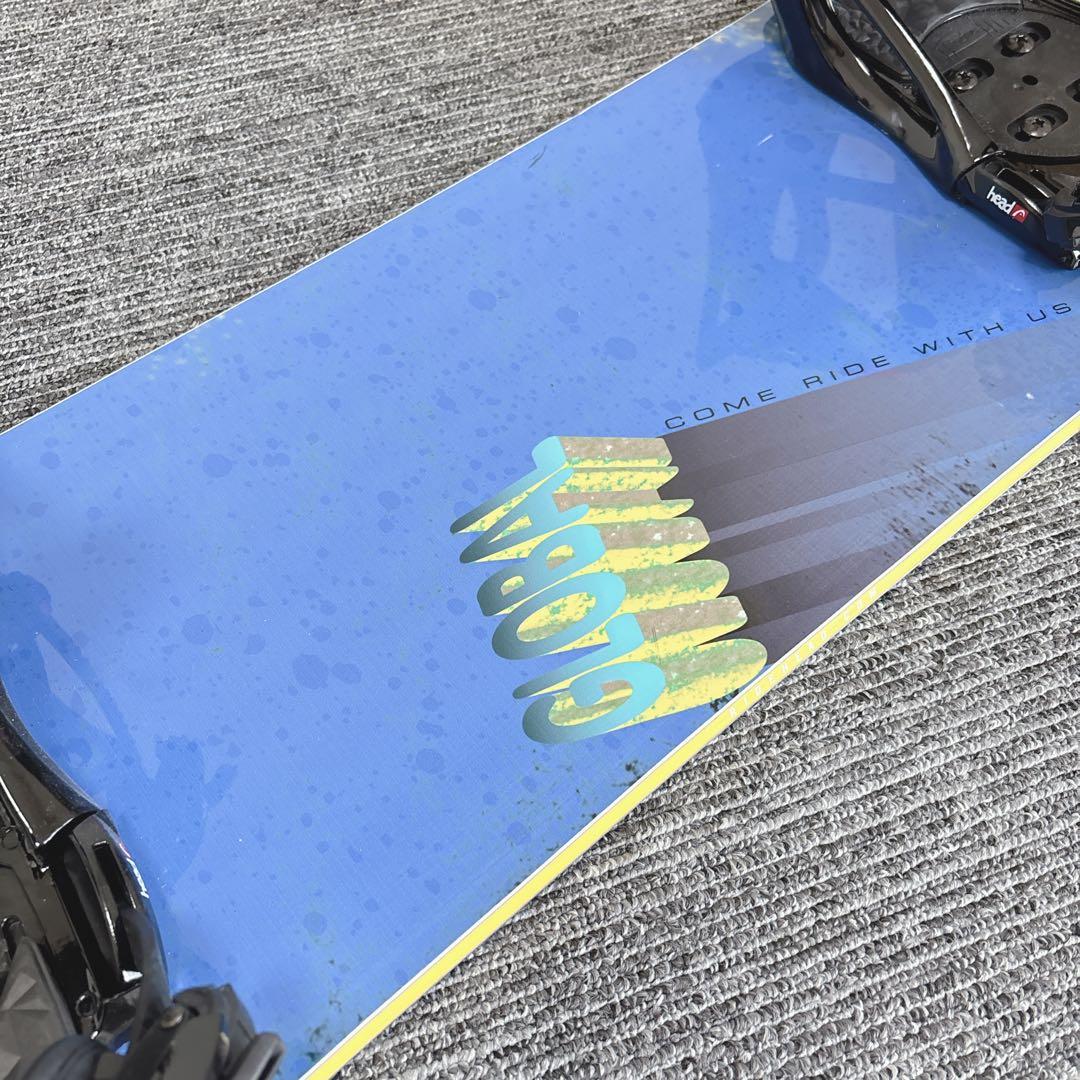 75美品❗️超豪華❗️HEAD メンズスノーボードセット★スノボ155cm+ビン付