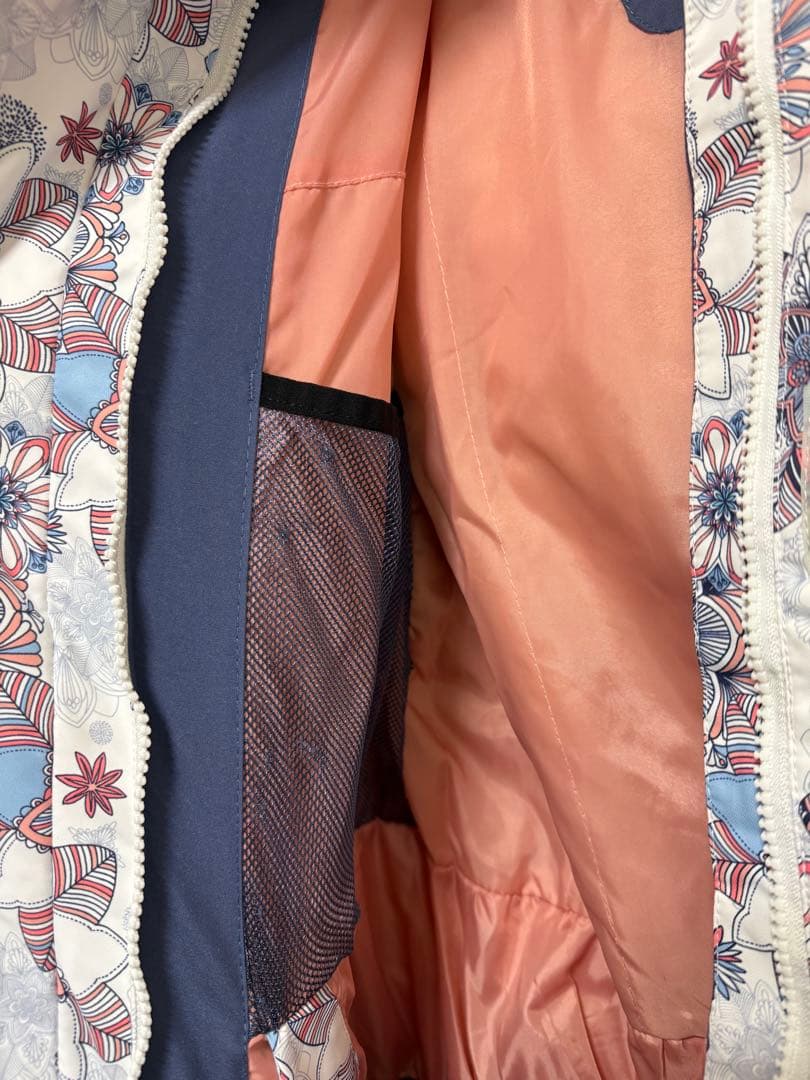 【Roxy】ロキシー　花柄スノーボードウェア　上下セット