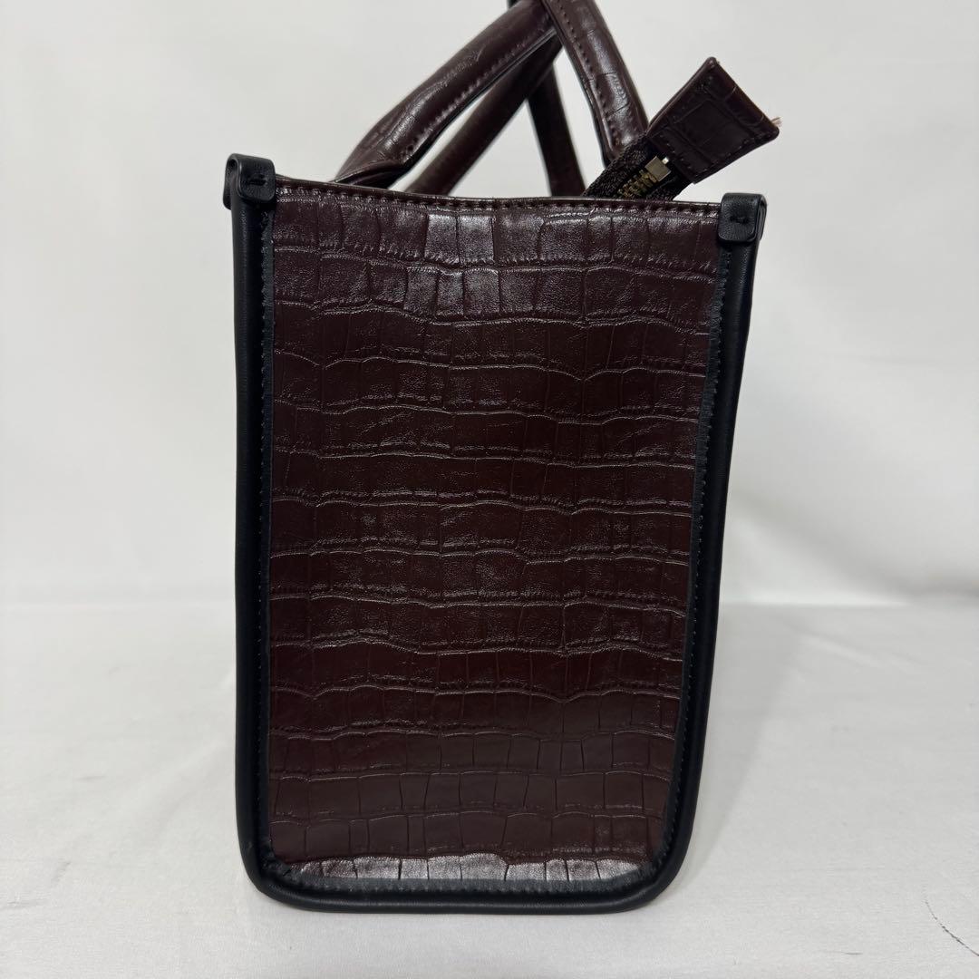 未使用に近い✨マーク&ロナ オリジナルベルトチェック カートバッグ