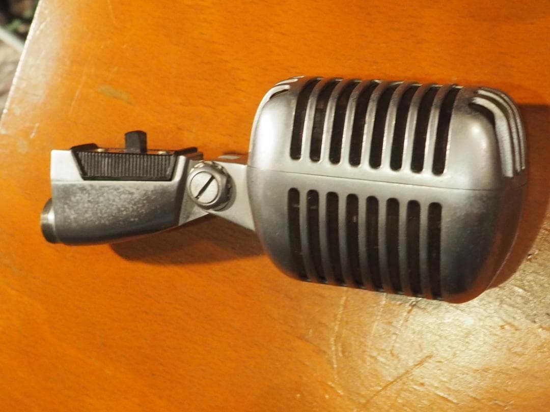 貴重！1950年代のSHURE　骸骨マイク♪　５５SW