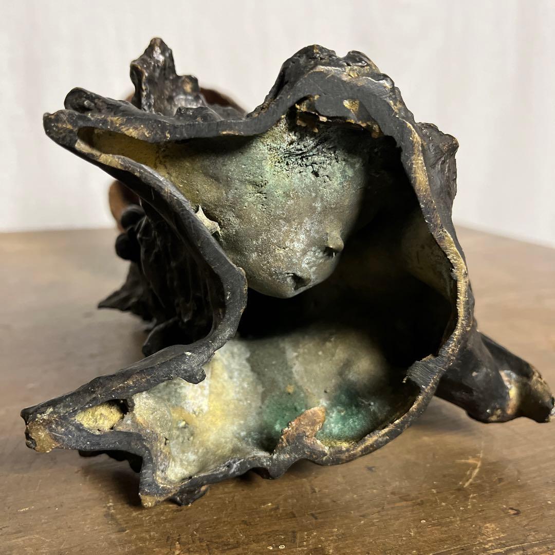 古雑貨アンティーク◾️真鍮製 オウム 鳥 置物 / オブジェ