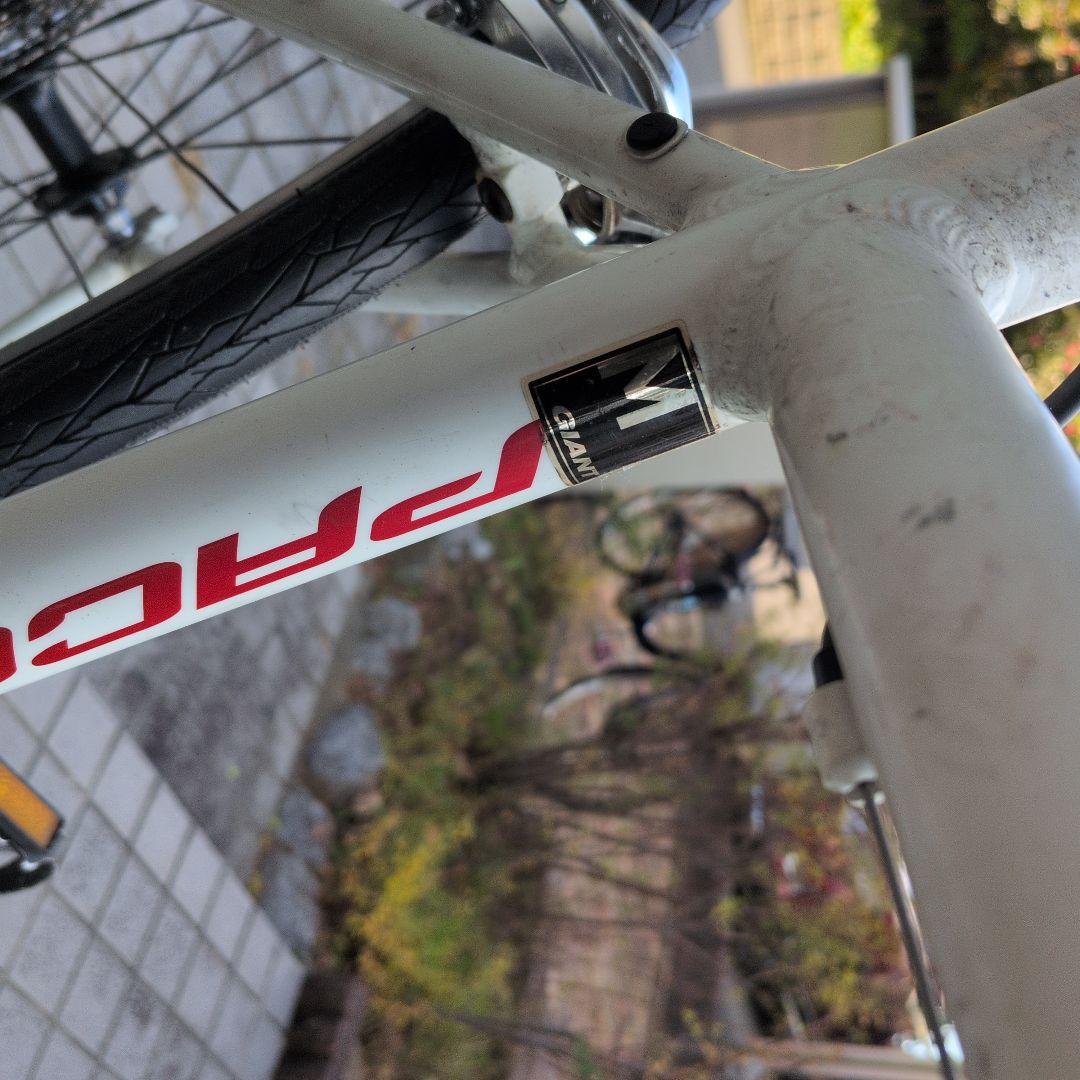 ジャイアントPACE Mサイズ中古バラ完 10速　傷錆ペイント多数　乗れます