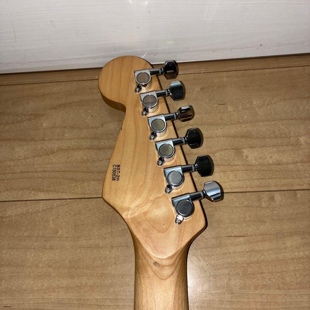 安い調整済み　極美品　バスカーズ　ストラトキャスタータイプ動作良好　SSH 虎目