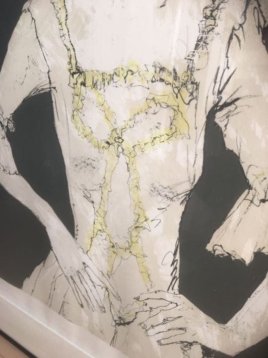 ジャン　ジャンセン リトグラフ 麦わら帽子の少女　激レア