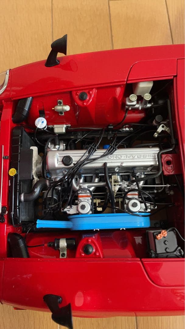 週間フェアレディ240Z 1/8スケールモデル 赤 完成品