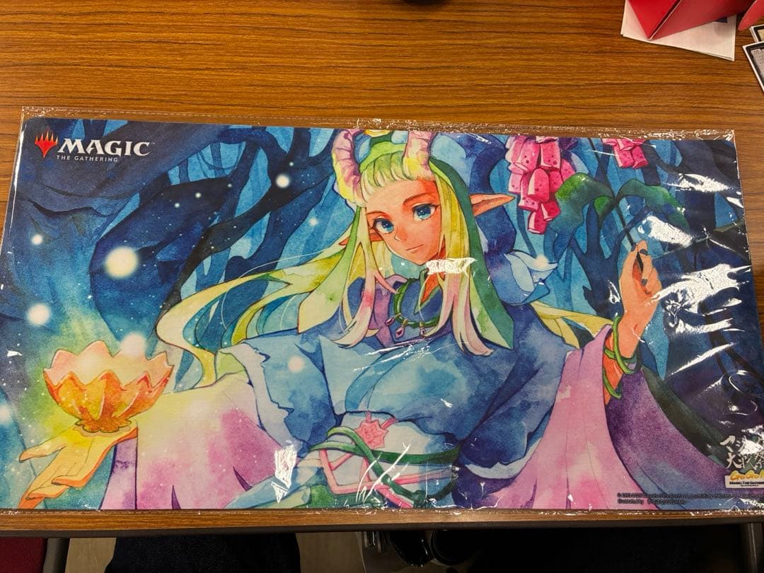 [MtG]大戦祭 限定 プレイマット 花を手入れするもの