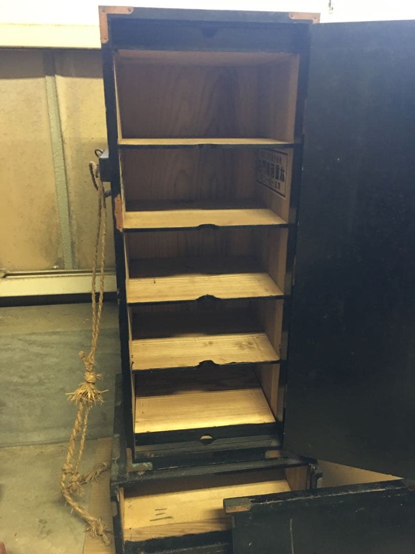 古い重箱　骨董　昭和レトロ