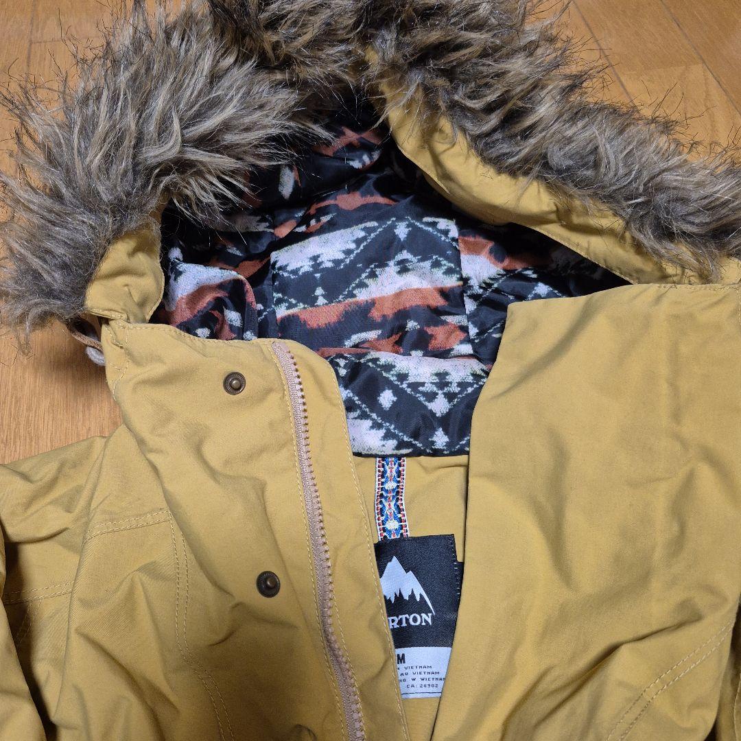 BURTON スノーボードウェア M イエロー