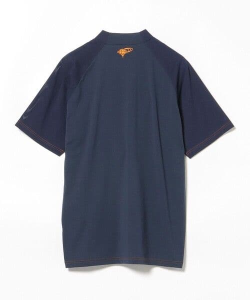 ビームスゴルフ ラグラン切り替え モックネック シャツ サイズ：XL