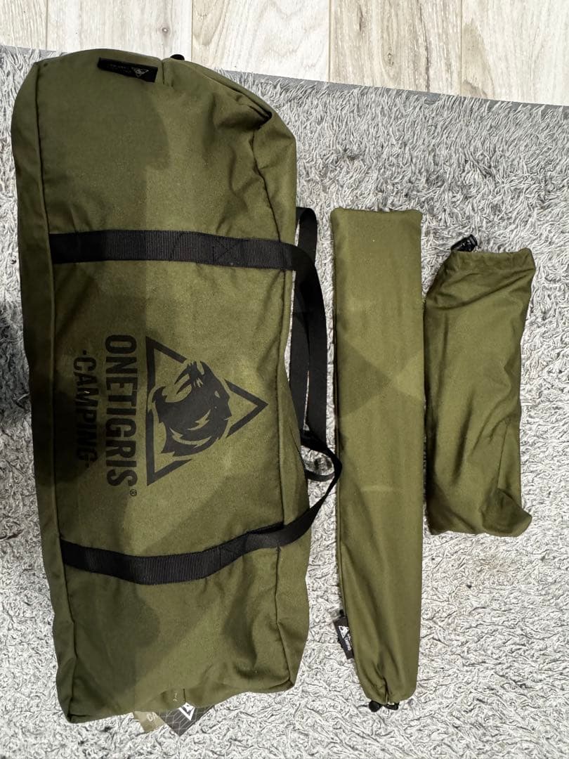 ONETIGRIS キャンプテント オリーブグリーン　MICABIN 前幕