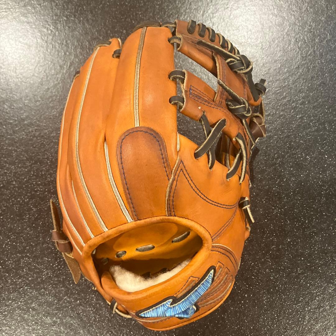 貴重ミズノグローバルエリート硬式限定ラベル坂本モデルダイバーシティブルーオーダー