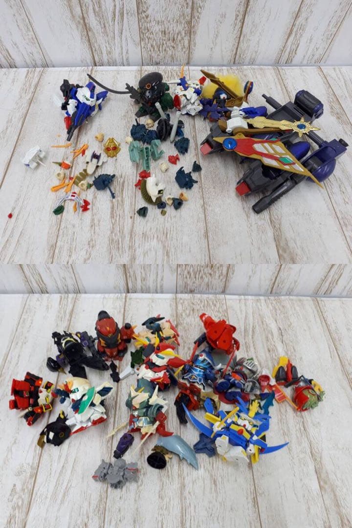 写真8枚 元祖SDガンダム 聖機兵物語 など？　大量　ジャンク扱い