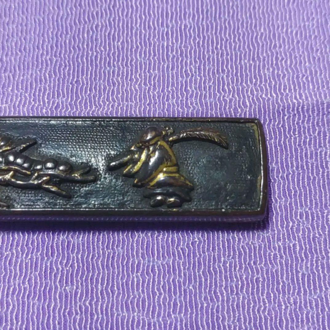 小柄　高砂　老夫婦と松　長寿　赤銅？