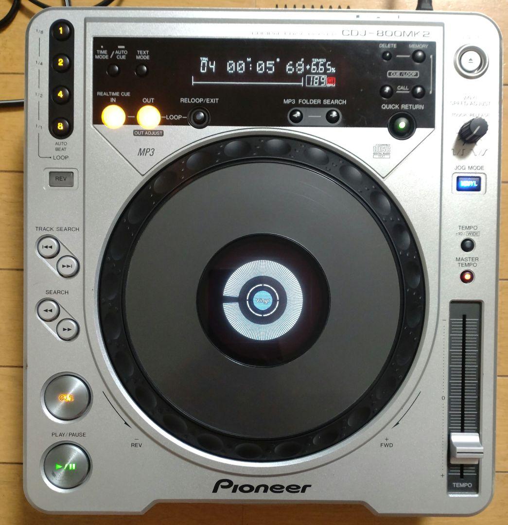 Pioneer CDJ-800mk2 　動作確認済み　送料込み