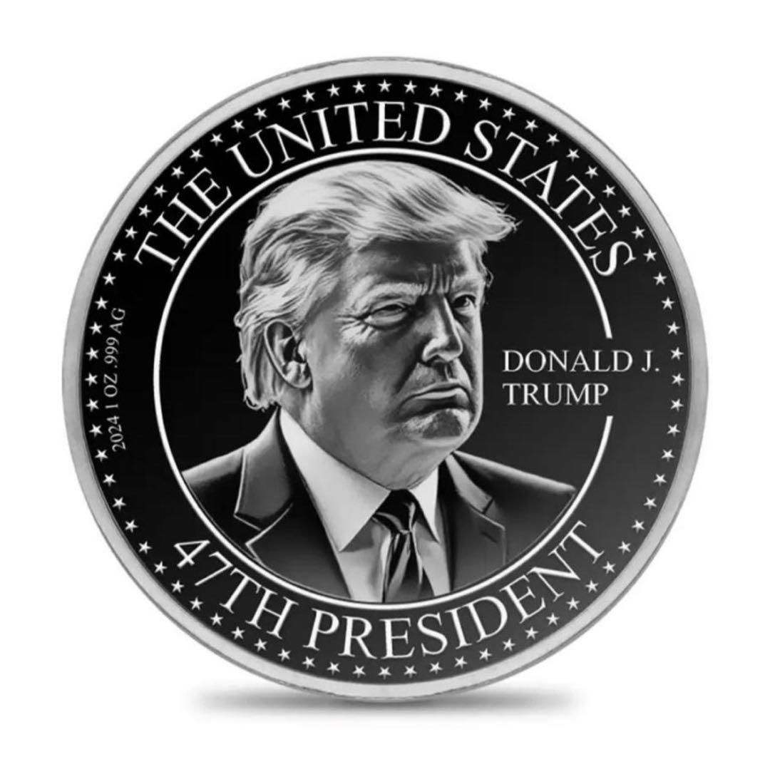 Donald J. Trump 純銀 47代大統領