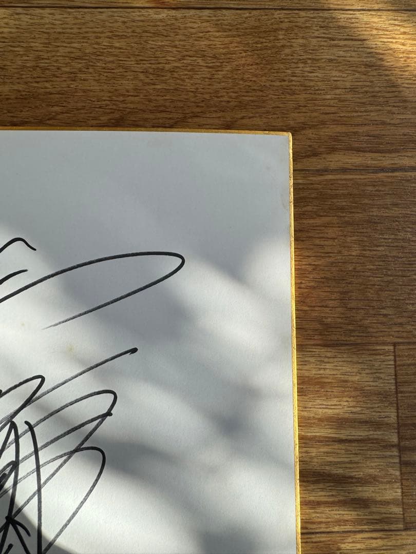 西武ライオンズ　赤田将吾選手　直筆サイン色紙