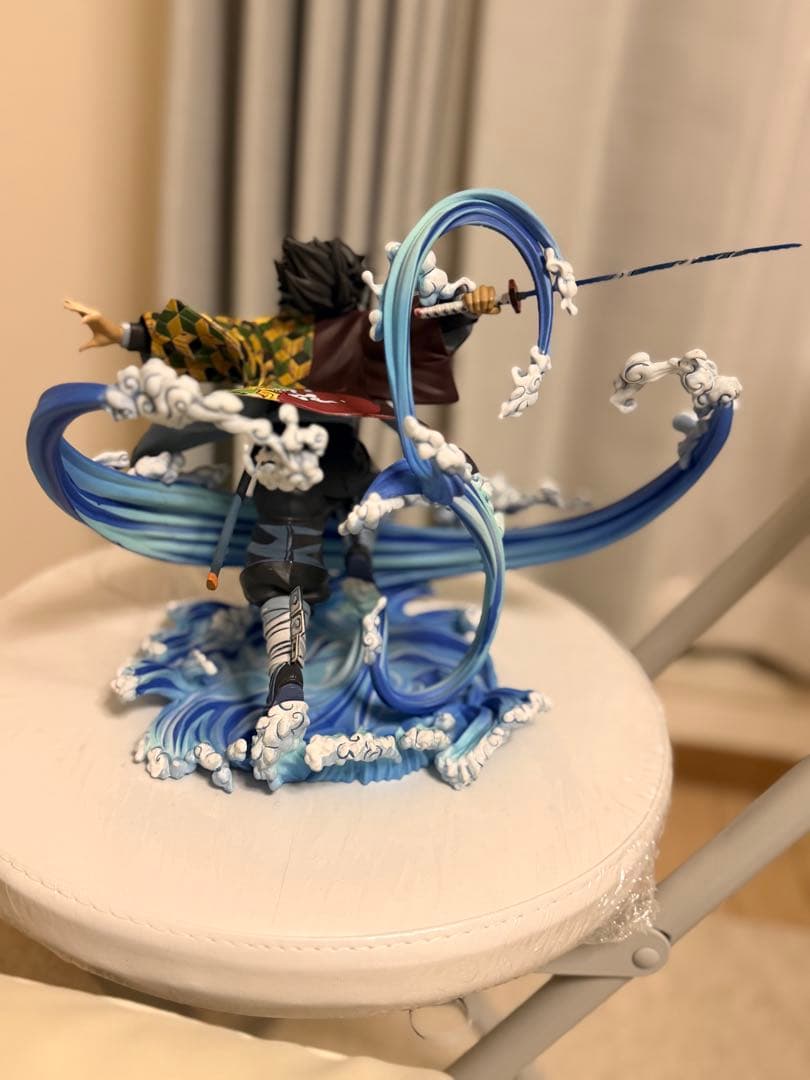 鬼滅の刃 アニプレックス1/8スケールフィギュア　富岡義勇　リペイント＋映画特典