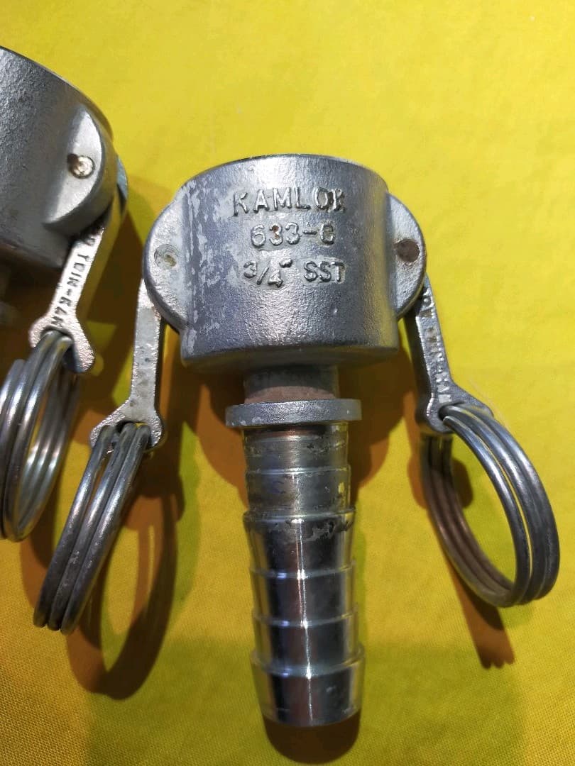カムロック 633-C-SST 3/4ホースシャンクカプラー　中古品3点セット