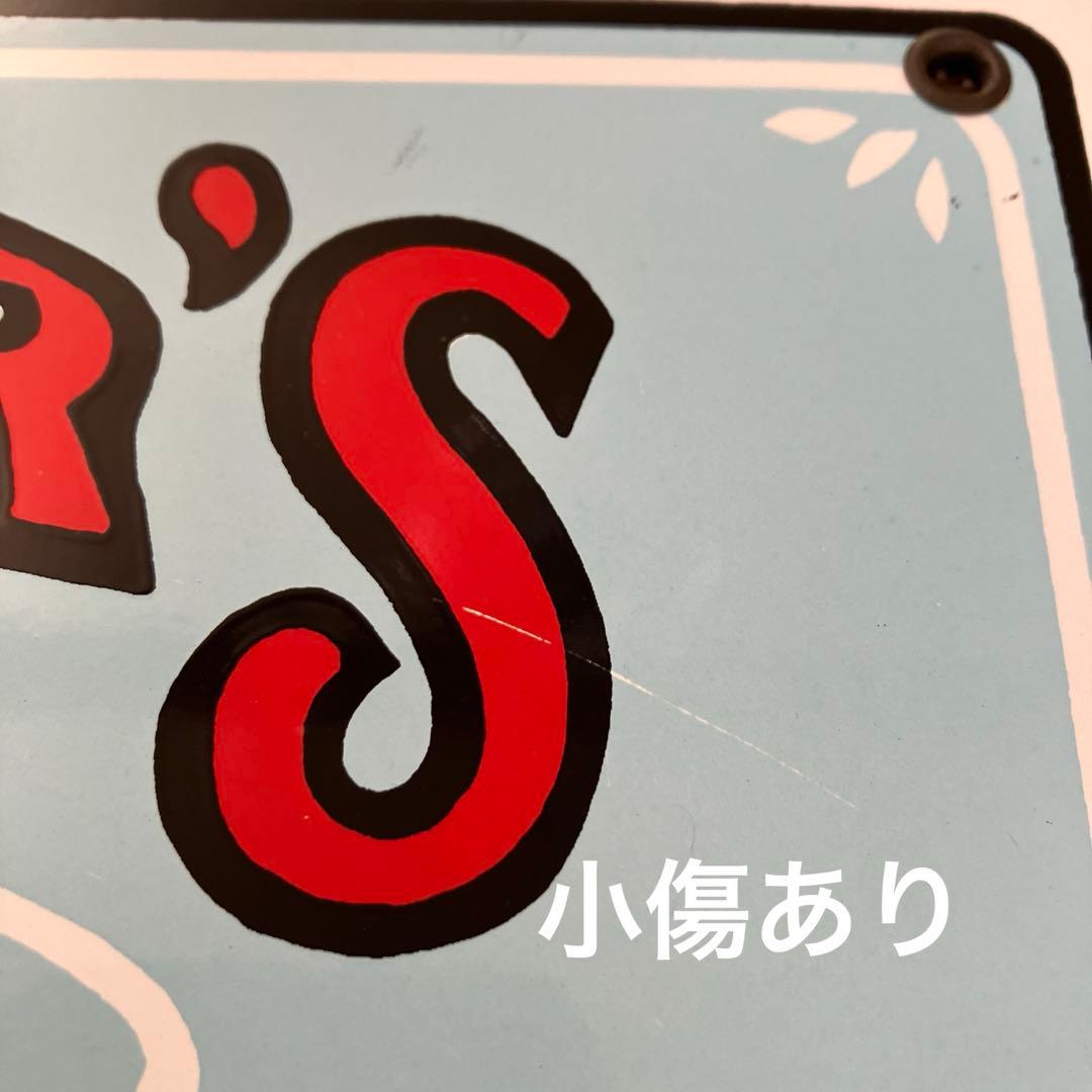 CARTER’S INKYRACER 鉄板　看板　1987年製　　USA レトロ